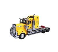 YLQERZ 1:32 For T909 Truck Tractor Alloy Static Car Model Static Metal Casting Ornaments For Vehicles Fans(Yellow)