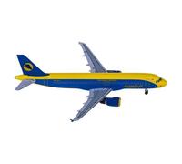 YLQERZ 1:400 For Aerosvit Ukrainian Airlines A320 UR-DAI Aeroplane Avion Metal Miniatures Model For Collection And Display