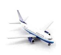 YLQERZ 1:400 Scale For C0010 B737-300 N331UA Aircraft Diecast Alloy Desktop Adult Ornaments For Collection And Display