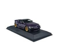 YLQERZ 1:43 For Nissan 400Z Rocket Rabbit 2022 Die-Cast Car Model Souvenir Static Display Collectible For Vehicles Fans(Purple)