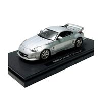 YLQERZ 1/43 For Nissan Z Lady Die-Cast Model Static Display Stand For Collectors - Silver For Vehicles Fans