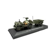 YLQERZ 1:43 For Off-road Vehicle Trailer Alloy Car Model Collection Ornaments Souvenir Adult Toy For Vehicles Fans