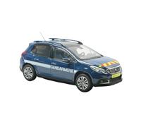 YLQERZ 1:43 For Peugeot 2008 Patrol Alloy Die-cast Car Model Static Ornaments Holiday Fans Collection Souvenir For Vehicles Fans