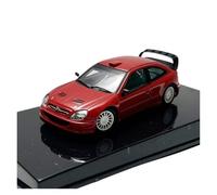 YLQERZ 1/43 Scale For Citroën Xsara Red 2004 Die-Cast Model Static Display Metal Toy For Vehicles Fans