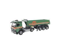 YLQERZ 1:50 For Benz MB AROCS 4X2 Dump Truck Alloy Car Model Fans Collection Home Decoration Ornaments For Vehicles Fans(Green)