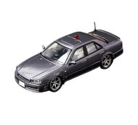 YLQERZ 1:64 For Nissan ER34 Skyline SYKINE 25GT Gray Alloy Police Car Model Display Collector's Edition For Vehicles Fans