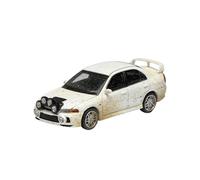 YLQERZ 1:64 Scale For Mitsubishi Lancer Evolution IV Mud-Splattered Edition Die-Cast Car Model For Vehicles Fans