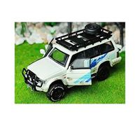 YLQERZ 1:64 Scale For Mitsubishi Second Generation Pajero Alloy Double-Door Car Model Display Piece For Vehicles Fans