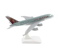 YLQERZ 18cm For Aircraft A380 Qatar Alloy Airplane Model Toy For Collection Decoration Mini Decorations For Collection And Display