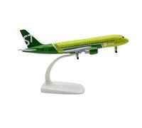 YLQERZ 20CM For Russian S7 A320 Aircraft Model Static Pendulum Aircraft Model Toy Ornament For Collection And Display