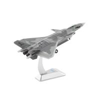 YLQERZ Die-cast Metal Aircraft 1:100 Scale For J-20S Alloy Aircraft Model Desktop Display Hobby Decorative Toy For Collection And Display