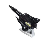 YLQERZ Die-cast Metal Aircraft 1:144 For SR-71 Blackbird Reconnaissance Fighter Aircraft Model Alloy Collectible Decoration For Collection And Display