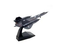 YLQERZ Die-cast Metal Aircraft 1/144 Scale For Air Force SR-71 Blackbird Reconnaissance Ornaments Fighter Aircraft Alloy Model For Collection And Display