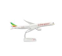 YLQERZ Die-cast Metal Aircraft 1/200 For A350-900 Ethiopian Assembly Plane Model Metal Airplane Toys Collection Display For Collection And Display