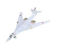 YLQERZ Die-cast Metal Aircraft 1/200 For Russian White Swan TU160 Bomber Alloy Die-cast Model Aircraft Static Metal For Collection And Display(White)