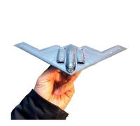 YLQERZ Die-cast Metal Aircraft 1:200 Scale For B2A Ghost Strategic Bomber Alloy Aircraft Model With Weapon Bay ABS Bracket For Collection And Display
