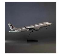 YLQERZ Die-cast Metal Aircraft 1/80 For A320 Neo Airlines Toys Collection Display Resin Aircraft Plane Models Decoration Fans For Collection And Display(With light)