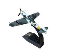YLQERZ Die-cast Metal Aircraft Diecast 1:72 For German Bf109-4 Fighter Metal Alloy Aircraft Model Collection Decoration For Collection And Display
