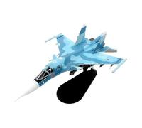 YLQERZ Die-cast Metal Aircraft Diecast Scale 1:100 For WLTK Russian Air Force SU-34 Duckbill Combat Bomber Aircraft Model Collection For Collection And Display