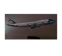 YLQERZ Die-cast Metal Aircraft For Air Force One Boeing 747 Airplane Model 1:150 Scale With LED Lights Resin Material Adult Collection Ornament For Collection And Display(With light)