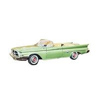 YLQERZ Diecast 1:18 Scale For Chrysler 300FC 1960 Alloy Retro Car Product Toy Collection Static Model For Vehicles Fans(Green)
