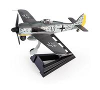 YLQERZ Diecast 1:72 Scale For German FW190 Fighter Model Aircraft Alloy Souvenir Hobby Toy Decoration For Collection And Display