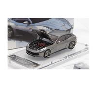 YLQERZ For Ferrari GTC4 Lusso Shooting Brake PK 1:64 Scale Die-Cast Model With Removable Roof Red For Vehicles Fans(Silver)