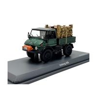 YLQERZ Green 1/43 For Mercedes-Benz Unimog 406 Static Alloy Die-cast Car Model Hobby Collectible For Vehicles Fans