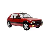 YLQERZ Red 1/18 For Peugeot 205 GTI Car Model Decoration For Home And Office Display Collection For Vehicles Fans