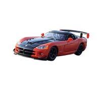 YLQERZ Red 1:24 For Dodge Qui Snake Alloy Car Model Toy Ornament Metal Car Model Collection Orange For Vehicles Fans(Orange)