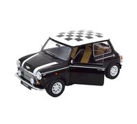 YLQERZ Scale Die-Cast Metal 1/12 For BMW Mini Black Race Track Grid Alloy Car Model Collection Display Souvenir For Vehicles Fans