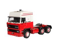 YLQERZ Scale Die-Cast Metal 1/18 For 3300 Truck Model Tractor Scene Ornaments Container Metal Casting Commemorative For Vehicles Fans(White)