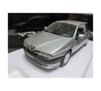 YLQERZ Scale Die-Cast Metal 1/18 For Alfa 145 2.0 TD 1995 Silver Resin Model Car Souvenir Static Display For Adult A Collector For Vehicles Fans