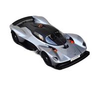 YLQERZ Scale Die-Cast Metal 1:18 For Aston Martin Valkyrie Can Open The Door Alloy Sports Car Model Display Collectible Toy For Vehicles Fans(Silver)