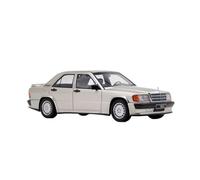 YLQERZ Scale Die-Cast Metal 1:18 For BENZ 190E 2.5-16 W201 EVO II Resin Model Decoration Collection Vehicle (silver) For Vehicles Fans