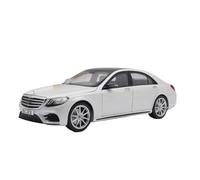 YLQERZ Scale Die-Cast Metal 1/18 For Benz S450 W222 2018 Alloy Car Model Simulation Collectible Adult Souvenir Hobby Toys For Vehicles Fans(White)