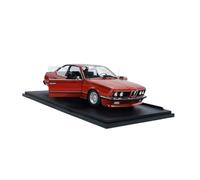 YLQERZ Scale Die-Cast Metal 1:18 For BMW 635 CSI (E24) Red Alloy Double Door Desk Decoration Ornaments Car Model Collection Hobby For Vehicles Fans
