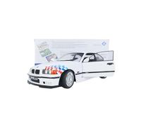 YLQERZ Scale Die-Cast Metal 1:18 For BMW E36 M3 Coupé 1995 White Alloy Double Door Suitable For Adult Enthusiasts To Collect Model Cars For Vehicles Fans