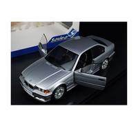 YLQERZ Scale Die-Cast Metal 1:18 For BMW E36 M3 Silver Alloy Car Model Vehicle Party Suitable For Adult Collection For Vehicles Fans