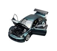 YLQERZ Scale Die-Cast Metal 1:18 For BMW GTR M3 E46 Alloy Full Open Car Model Collection Decoration Ornaments Toy For Vehicles Fans(Green)