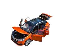 YLQERZ Scale Die-Cast Metal 1:18 For BYD Song Simulation Collection With Base Door Fully Open Alloy Car Model Hobby Display Orange For Vehicles Fans