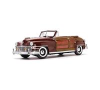 YLQERZ Scale Die-Cast Metal 1 18 For Chrysler Classic Car Simulation Car Model Brown Ornaments Adult Collection For Vehicles Fans