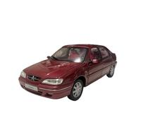YLQERZ Scale Die-Cast Metal 1:18 For Citro Elysee Vts 2004 Classic Metal Car Model Hobby Collection Adult Display Silver Red For Vehicles Fans(Red)