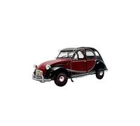 YLQERZ Scale Die-Cast Metal 1/18 For CITROEN 2CV6 Die-cast Alloy Car Model Static Collection Toy Hobby Red For Vehicles Fans