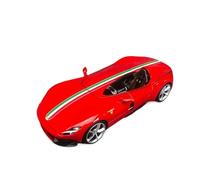 YLQERZ Scale Die-Cast Metal 1 18 For Ferrari SP1 MONZA Supercar Alloy Collection Ornaments Fine Version Decoration Model Car Red For Vehicles Fans
