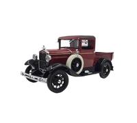 YLQERZ Scale Die-Cast Metal 1:18 For Ford A 1931 Classic Car Alloy Car Model Adult Classic Collection Static Display For Vehicles Fans(Red)