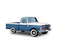 YLQERZ Scale Die-Cast Metal 1/18 For Ford F-100 Pickup Truck Cargo Box 1303 Alloy Car Model Miniature Die-cast Replica For Vehicles Fans(Blue)