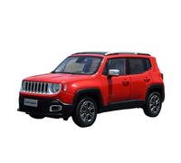 YLQERZ Scale Die-Cast Metal 1:18 For GAC Fiat Chrysler Jeep Renegade Alloy Simulation Car Model For Collection By Enthusiasts For Vehicles Fans(Red)
