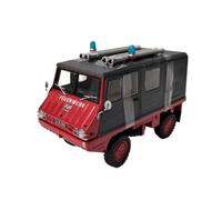 YLQERZ Scale Die-Cast Metal 1/18 For Haflinger Gray Fire Truck Model Alloy Die-cast Ornaments Display Alloy Toy For Adults For Vehicles Fans