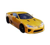 YLQERZ Scale Die-Cast Metal 1:18 For Lexus LFA Alloy Full Opening Sports Car Model Collection Display Hobby Toy (White) For Vehicles Fans(Yellow)